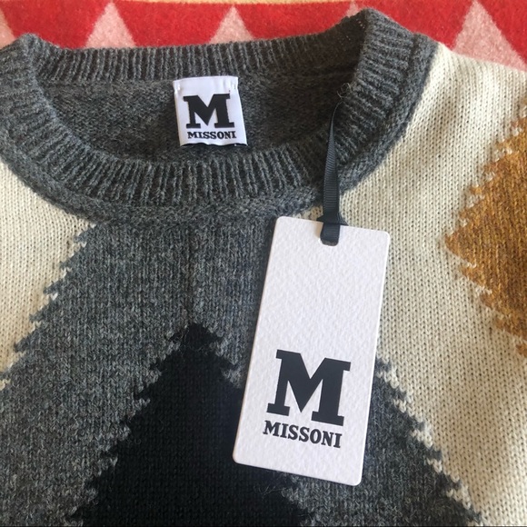 M missoni intarsia sweater, NWT, sz 42 IT - Picture 8 of 8